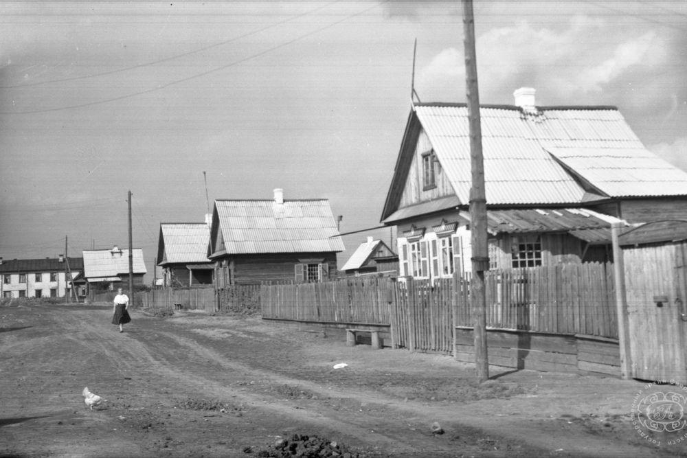 1955. Вид улицы имени Г.П. Кунавина