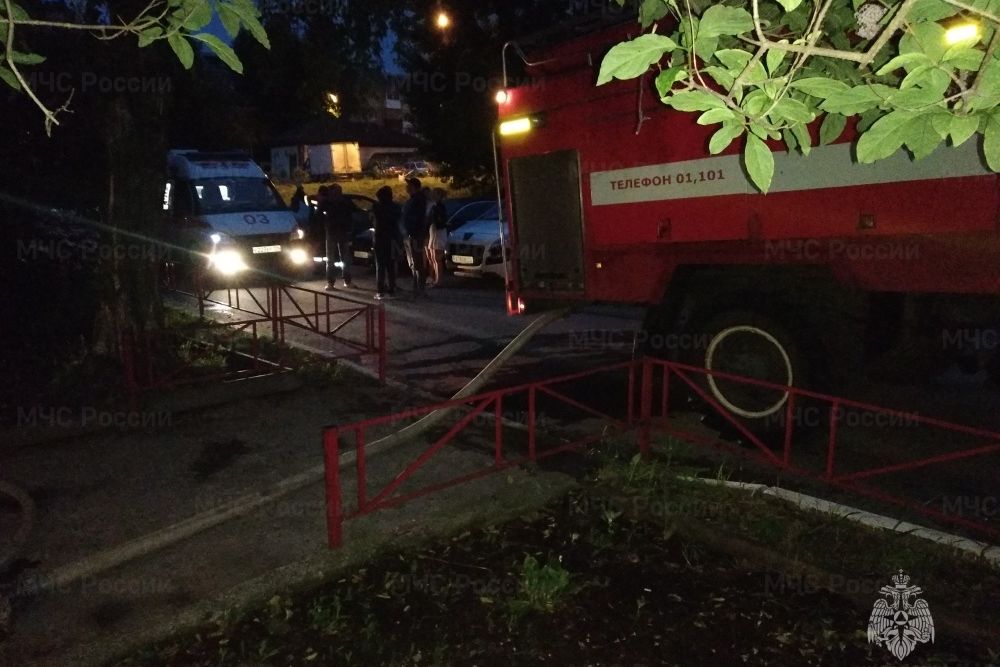 Сегодня ночью произошел пожар в Красногорском районе Каменска-Уральского