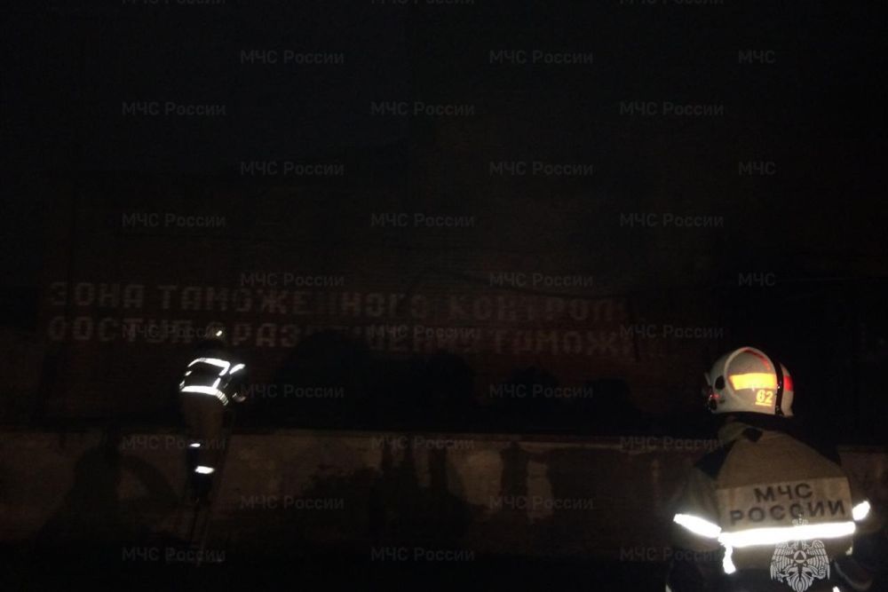 Сегодня ночью горел склад в деревне Чусовая