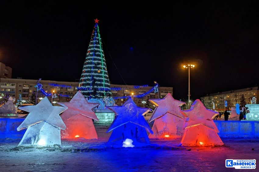 Накануне Нового года в Каменске-Уральском откроются шесть елочных городков