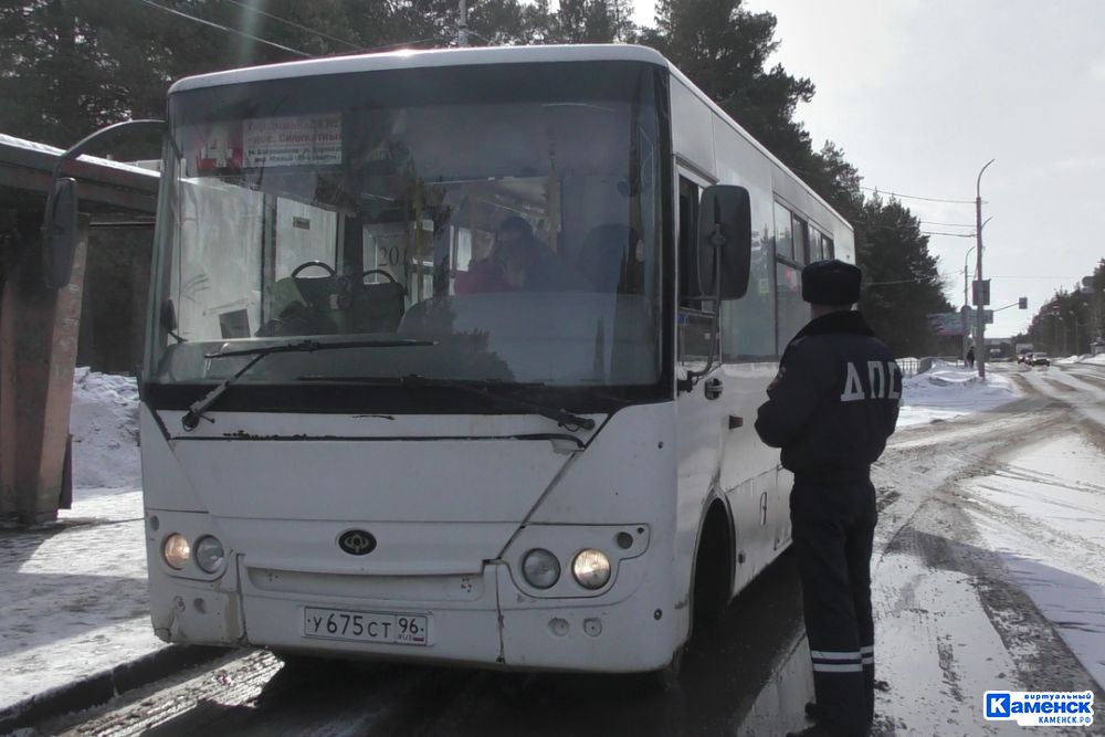 Сегодня и до конца недели в Каменске-Уральском и Каменском округе пройдут проверки автобусов